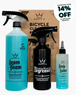 Peaty's Clean Degrease Lube Aloituspaketti