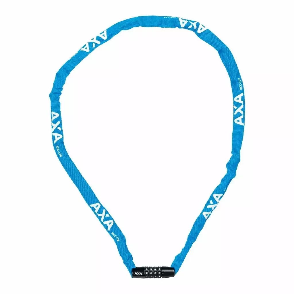 AXA Rigid 120cm Ketjulukko Koodilla, Sininen 3 AXA Rigid 120cm Ketjulukko Koodilla, Sininen