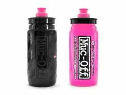 MUC-OFF Elite Fly Juomapullo -MAASTOPYÖRÄT myymälä muc off x elite fly water bottle 550 ml