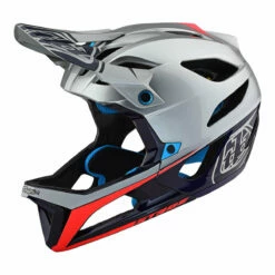 Troy Lee Designs TLD Stage Full Face Maastokypärä -MAASTOPYÖRÄT myymälä stage helmet race silvernavy 1
